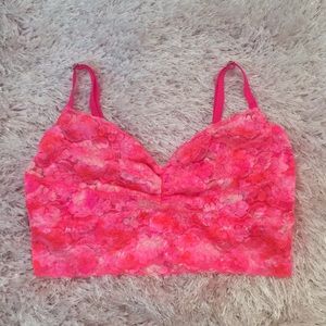 Pink Lace Bralette